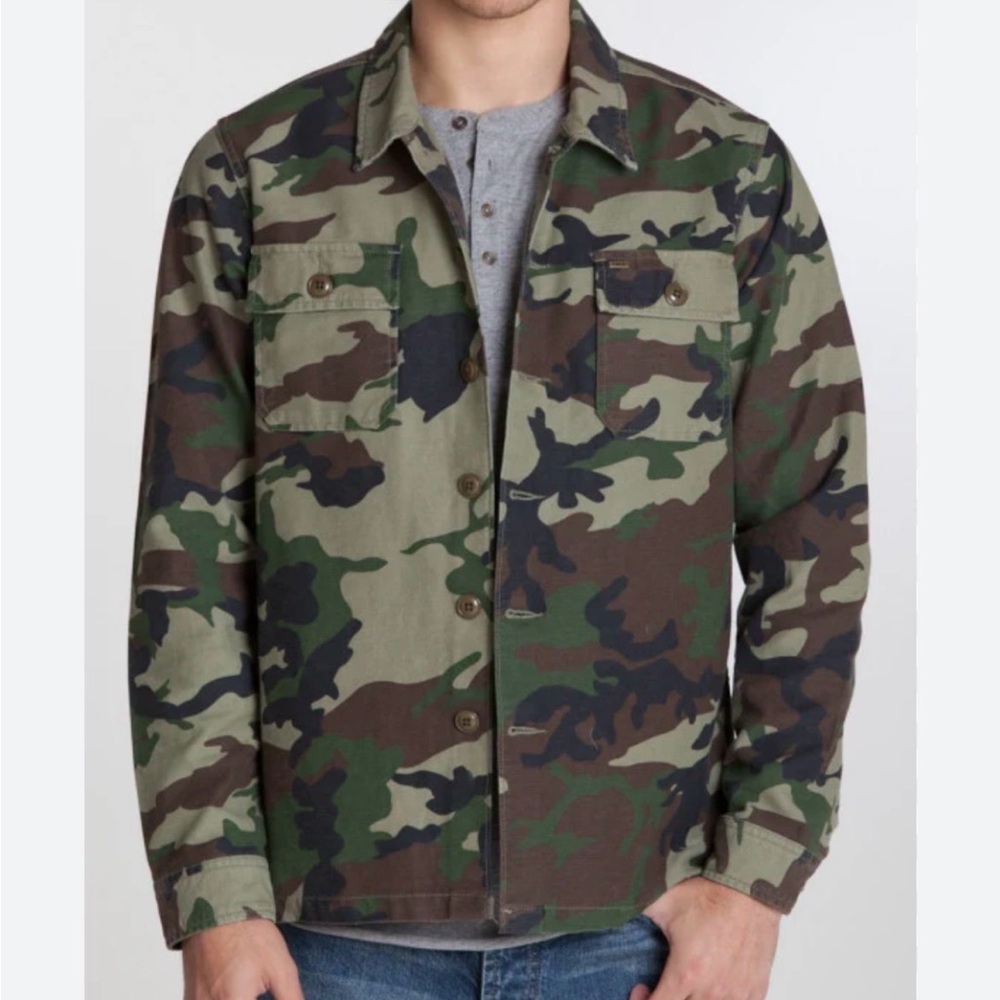 OBEY clothing Men's Camo breakdown Jacket small barn jacket chore jacket